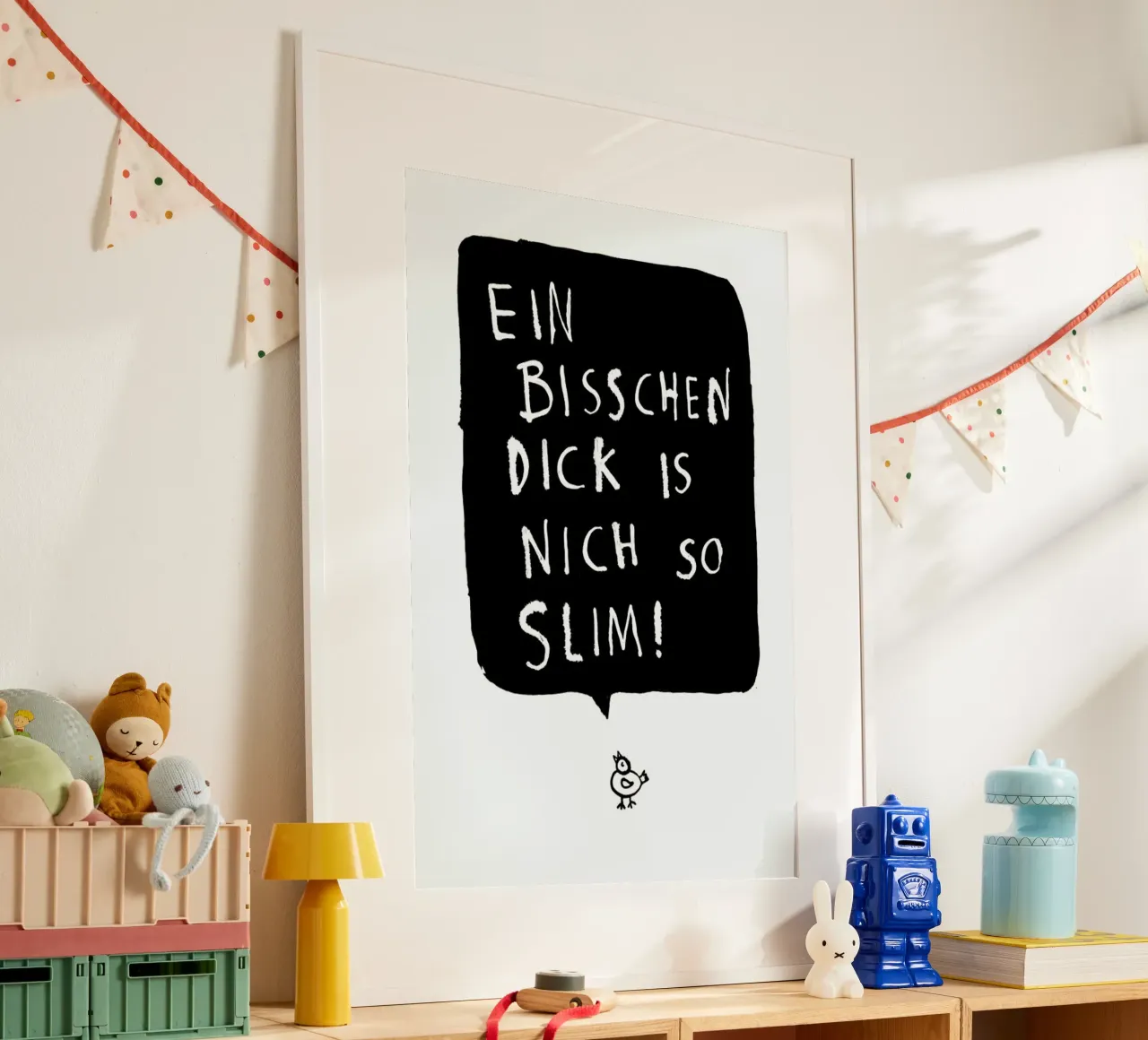 Slim poster avec cadre en aluminium de typealive