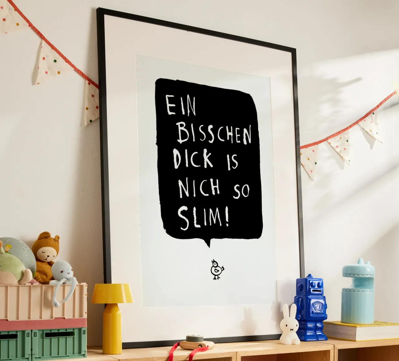 Slim poster con telaio in legno da typealive