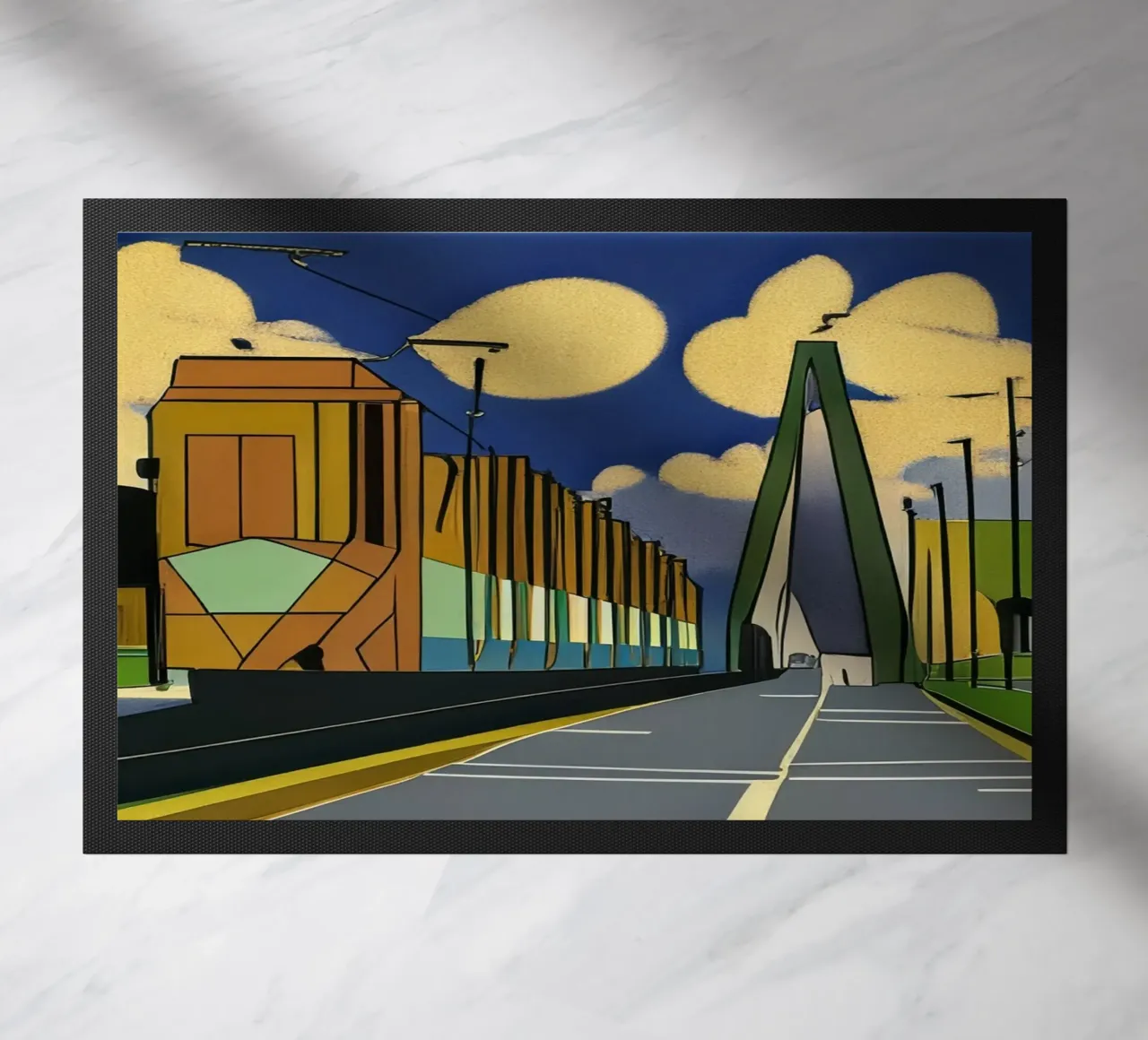 Tram sul ponte_2 zerbino da Abstract Art by LK