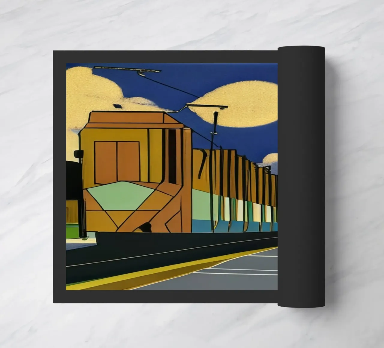 Tram sul ponte_2 zerbino da Abstract Art by LK