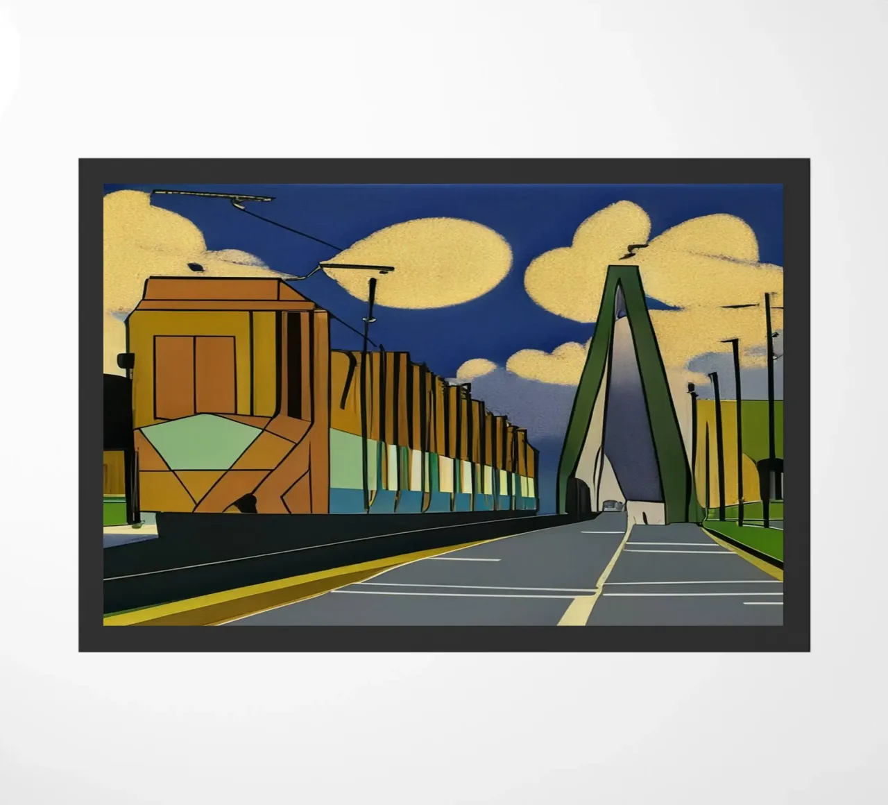 Tram sul ponte_2 zerbino da Abstract Art by LK