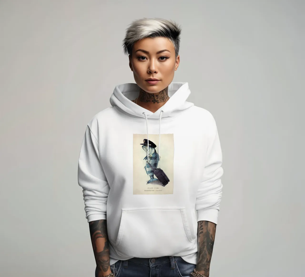 The Pilot felpa con cappuccio da Eric Fan