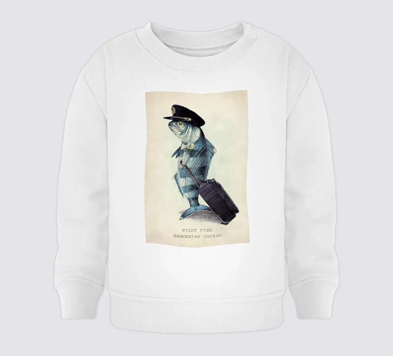 The Pilot felpa neonato da Eric Fan