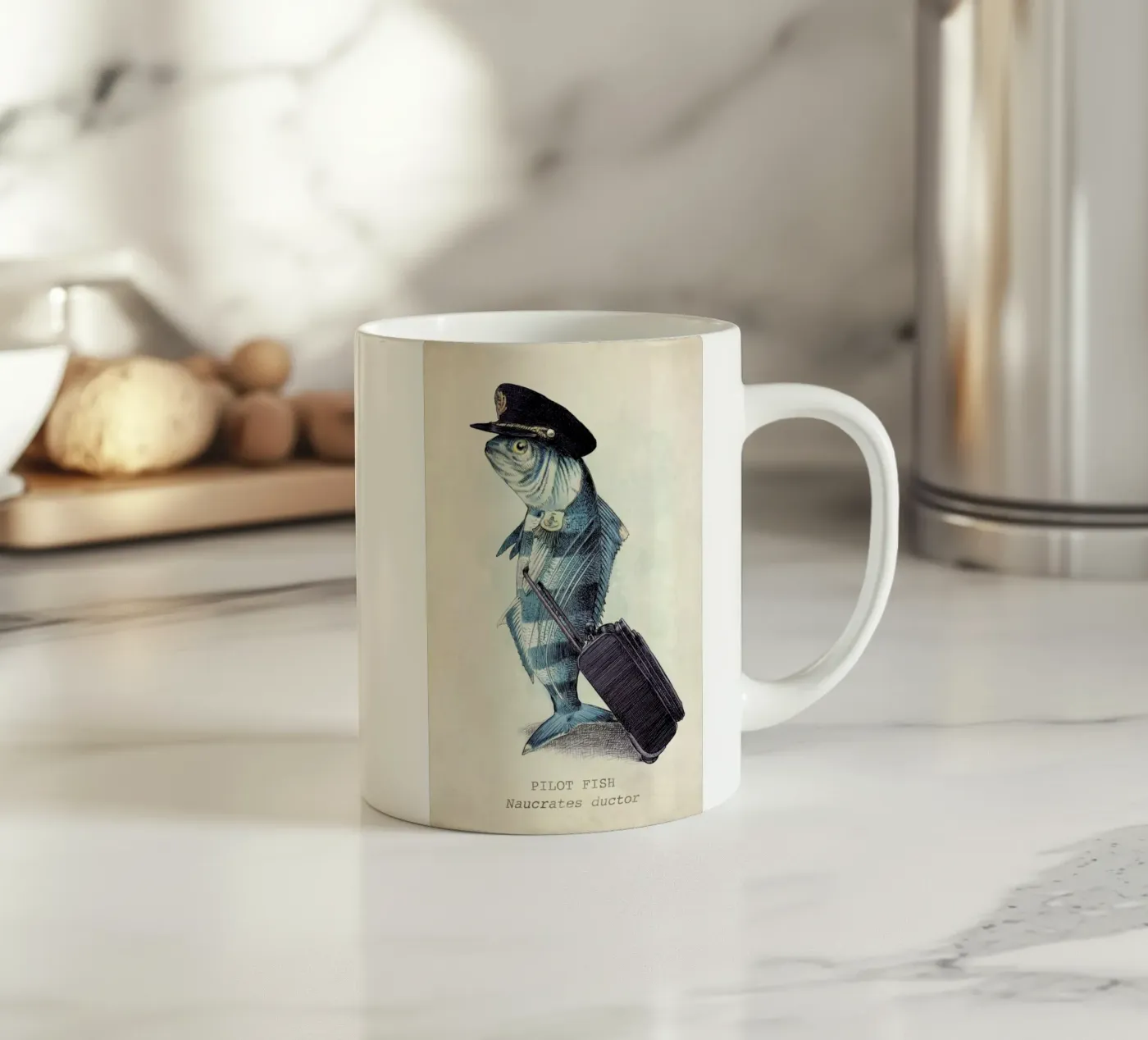 The Pilot ceramic mug by Eric Fan
