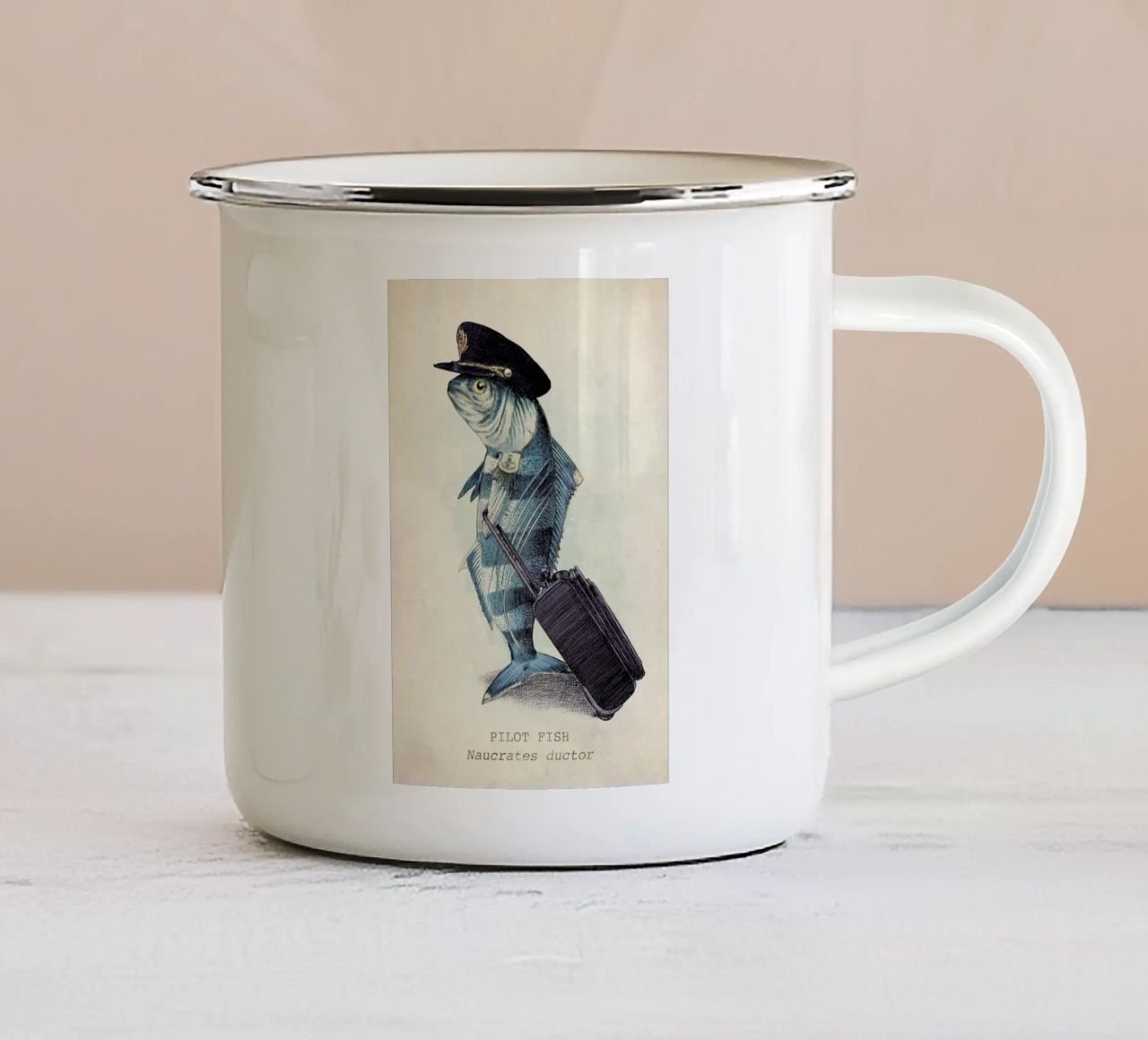 The Pilot tazza in smalto da Eric Fan