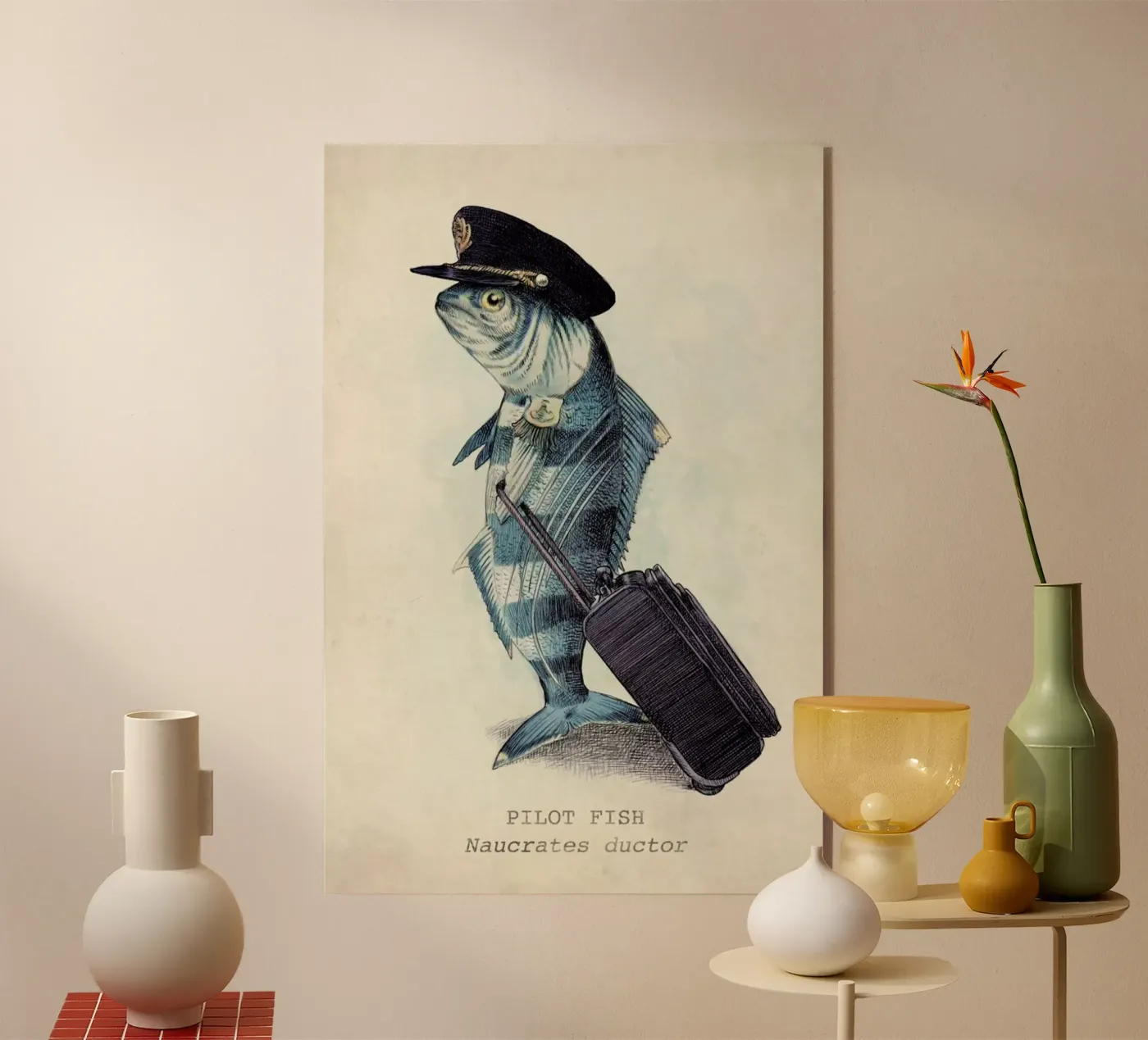 The Pilot acryl van Eric Fan