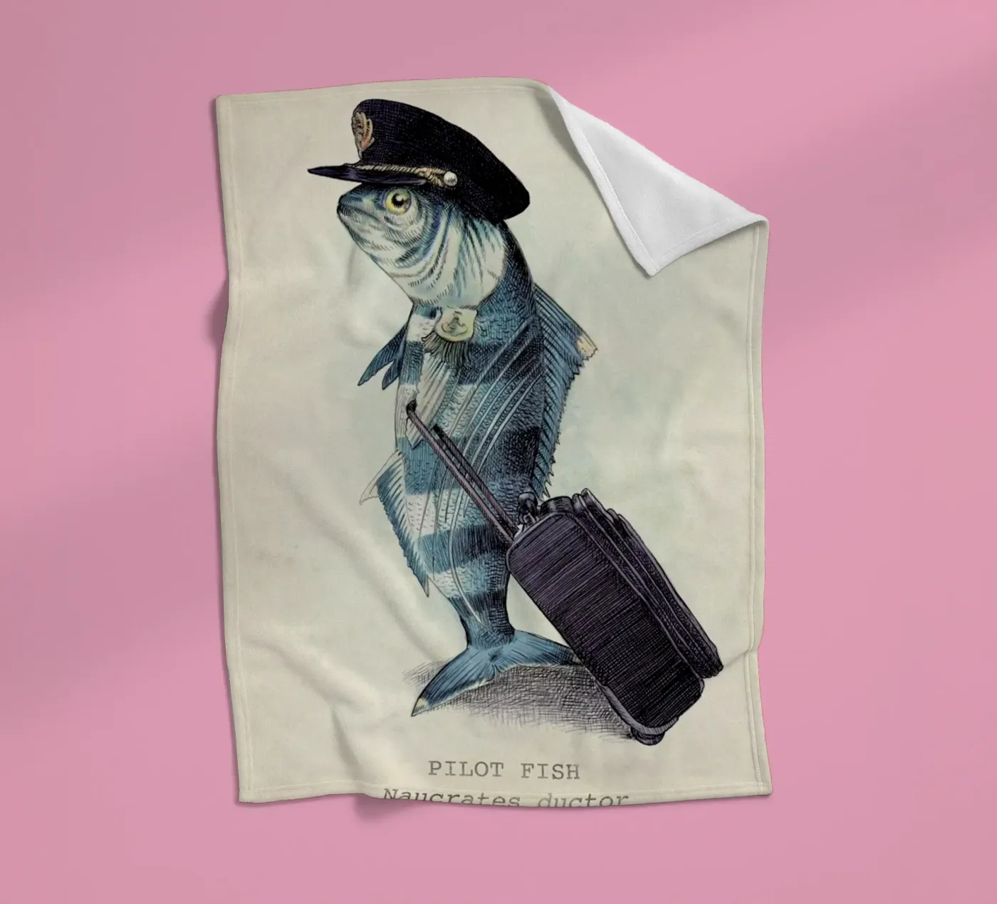 The Pilot Fleecedecke von Eric Fan