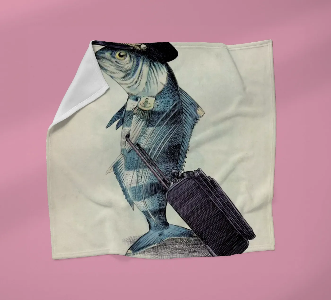 The Pilot Fleecedecke von Eric Fan