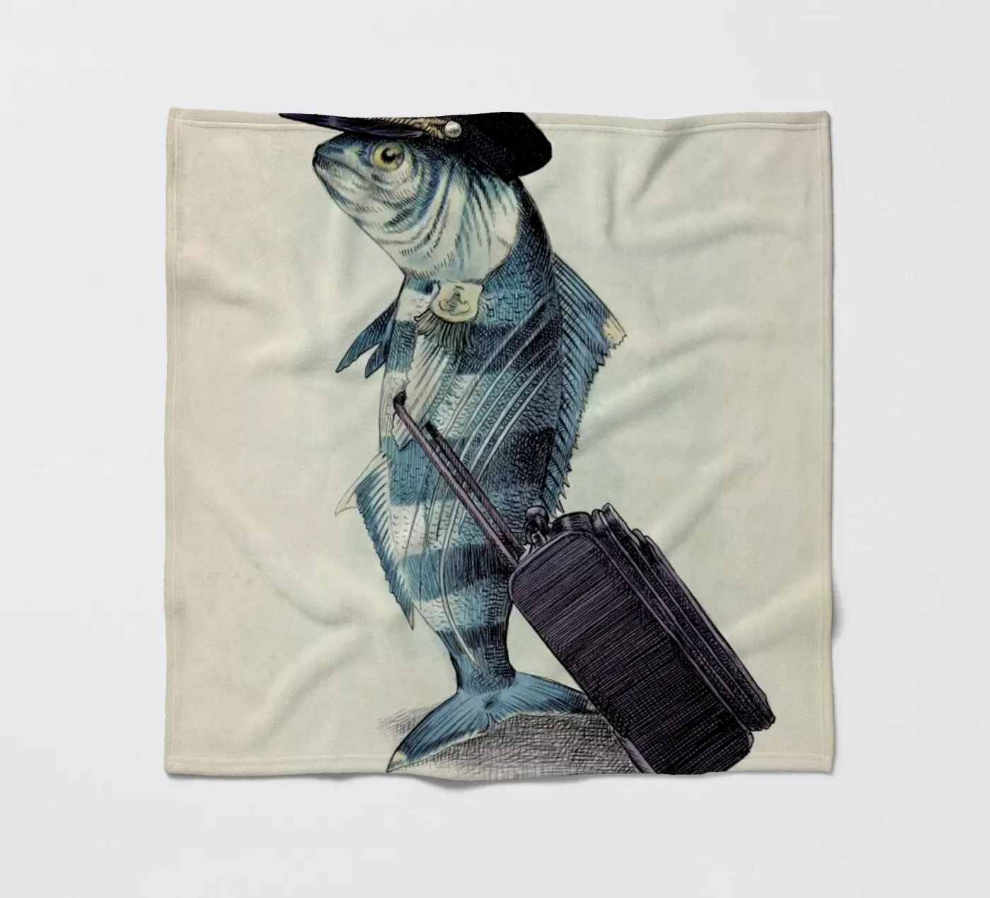 The Pilot Fleecedecke von Eric Fan