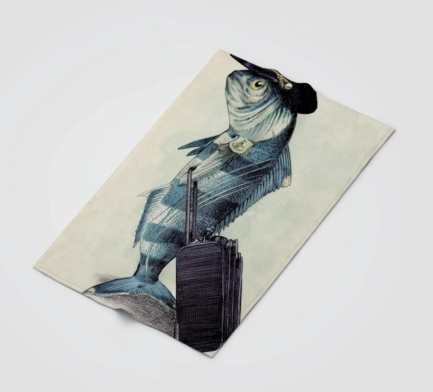 The Pilot Fleecedecke von Eric Fan