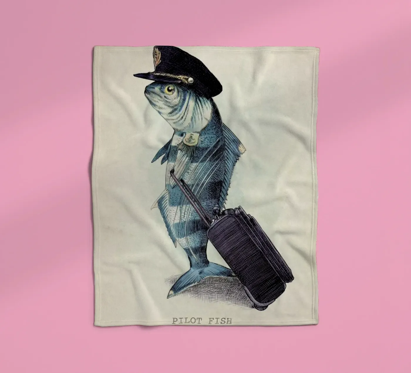 The Pilot Fleecedecke von Eric Fan