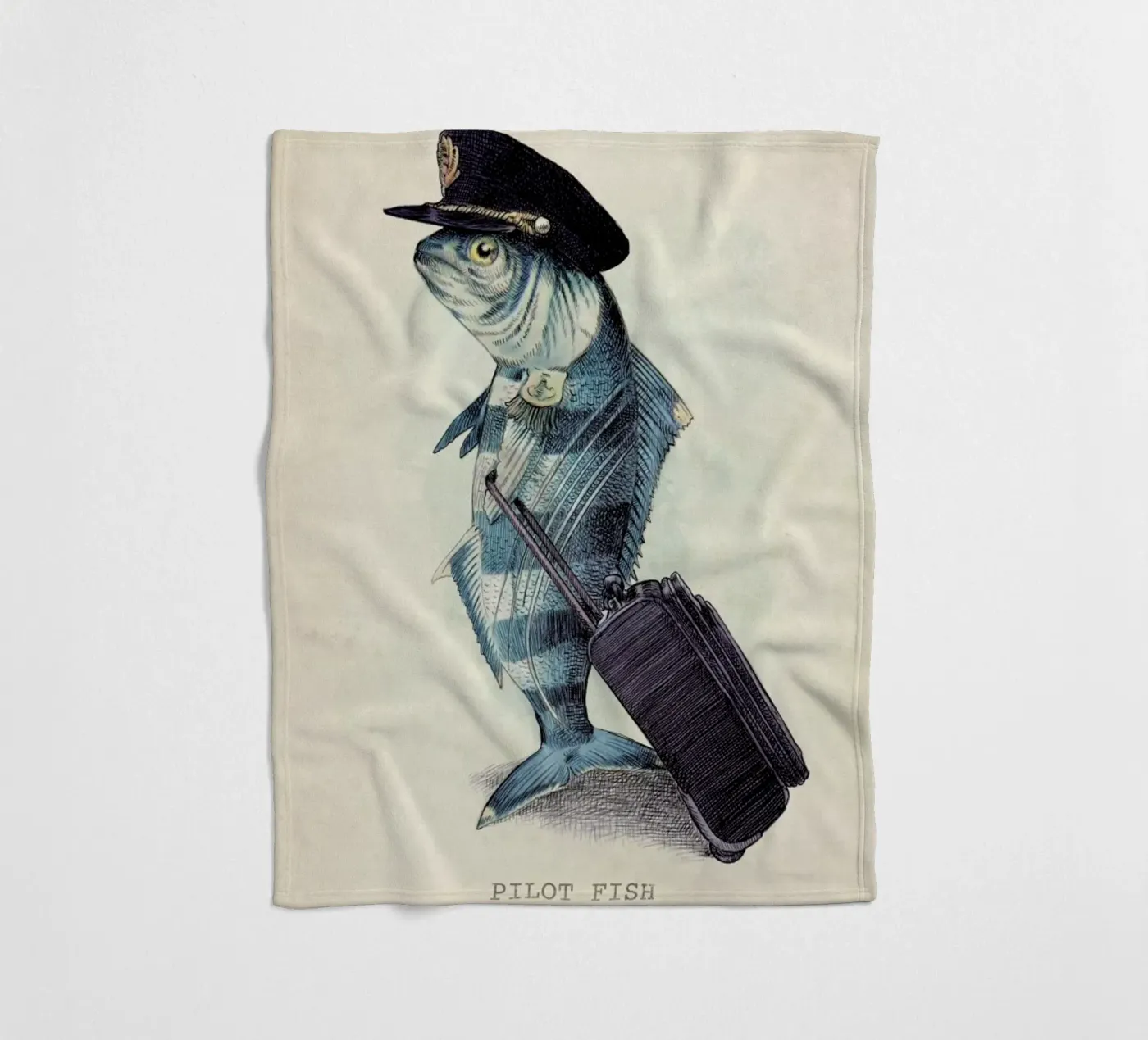 The Pilot Fleecedecke von Eric Fan