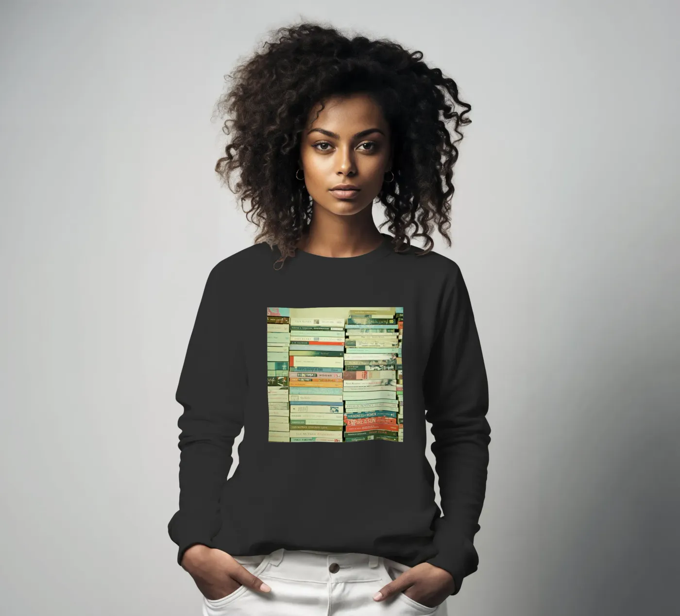 Topo di biblioteca felpa da Cassia Beck Photography