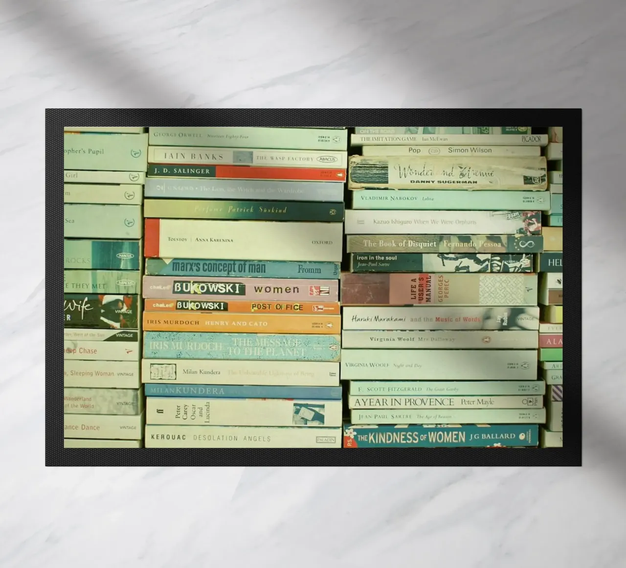 Bookworm doormat by Cassia Beck Photography