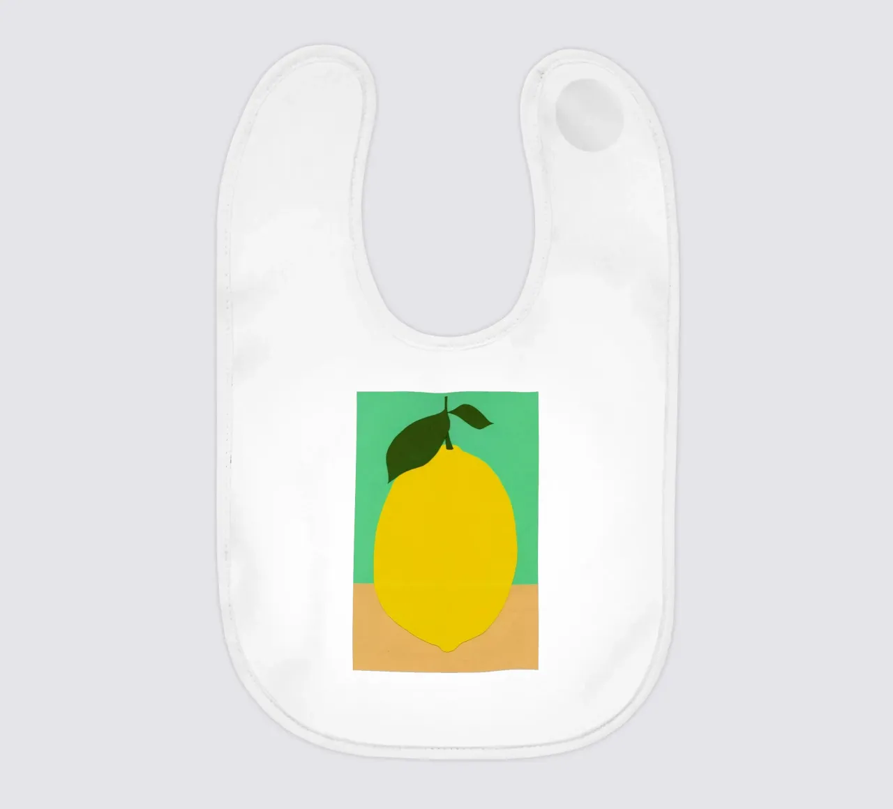 Lemon with Two Leaves bavaglino da Rosi Feist