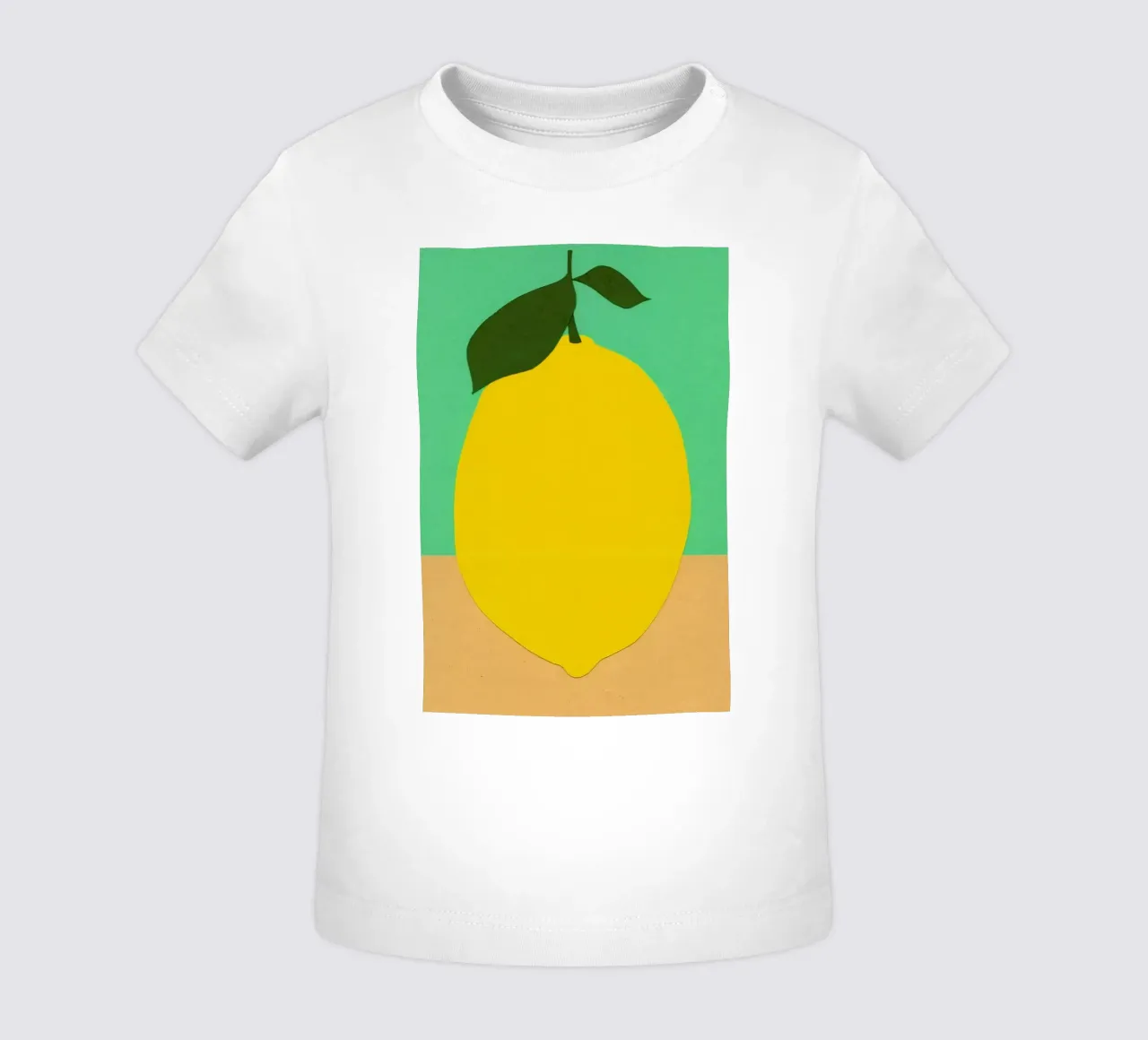 Lemon with Two Leaves maglietta neonato da Rosi Feist
