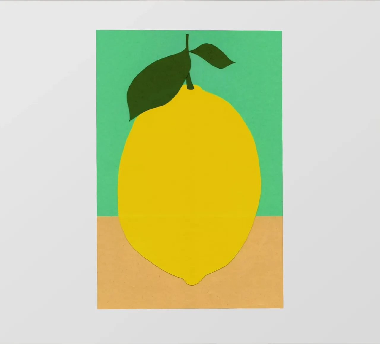 Lemon with Two Leaves telo in pvc da Rosi Feist