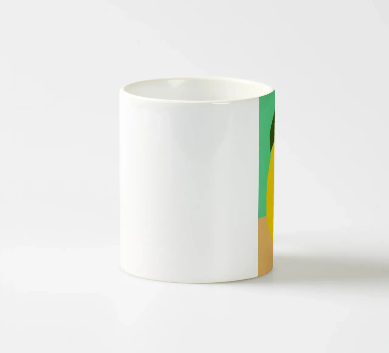 Lemon with Two Leaves tazza in ceramica da Rosi Feist
