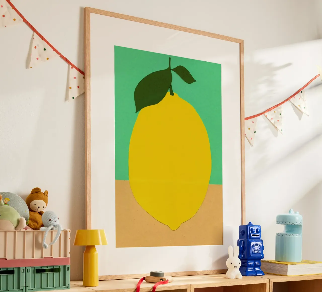 Lemon with Two Leaves carta hahnemühle da Rosi Feist