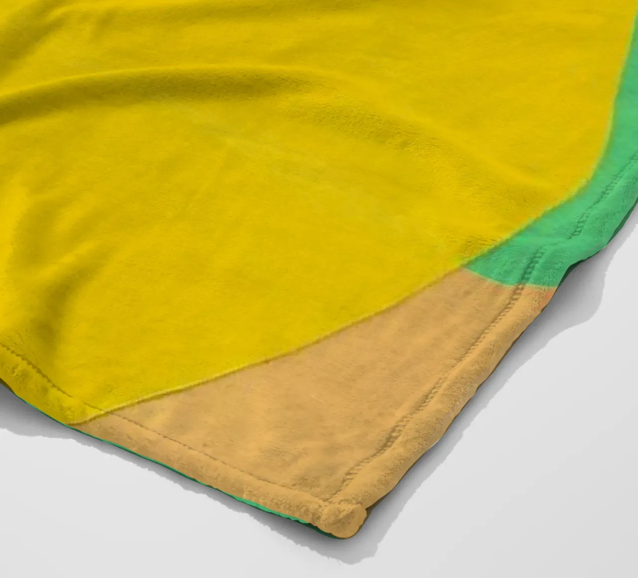 Lemon with Two Leaves coperta in pile da Rosi Feist