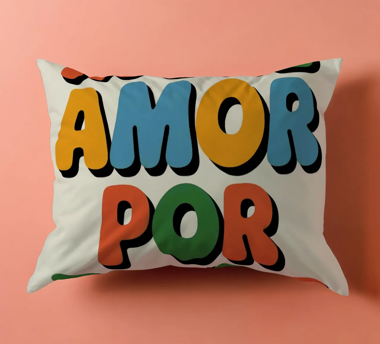 Più amore per favore cuscino da logic