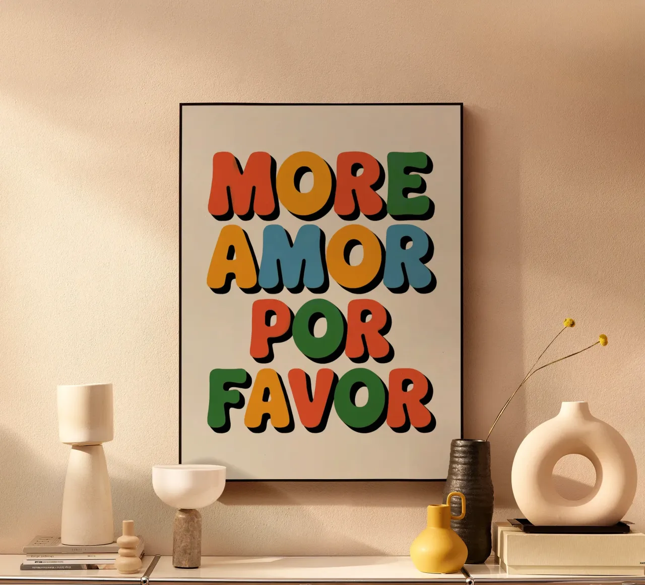 Più amore per favore plexiglass da logic