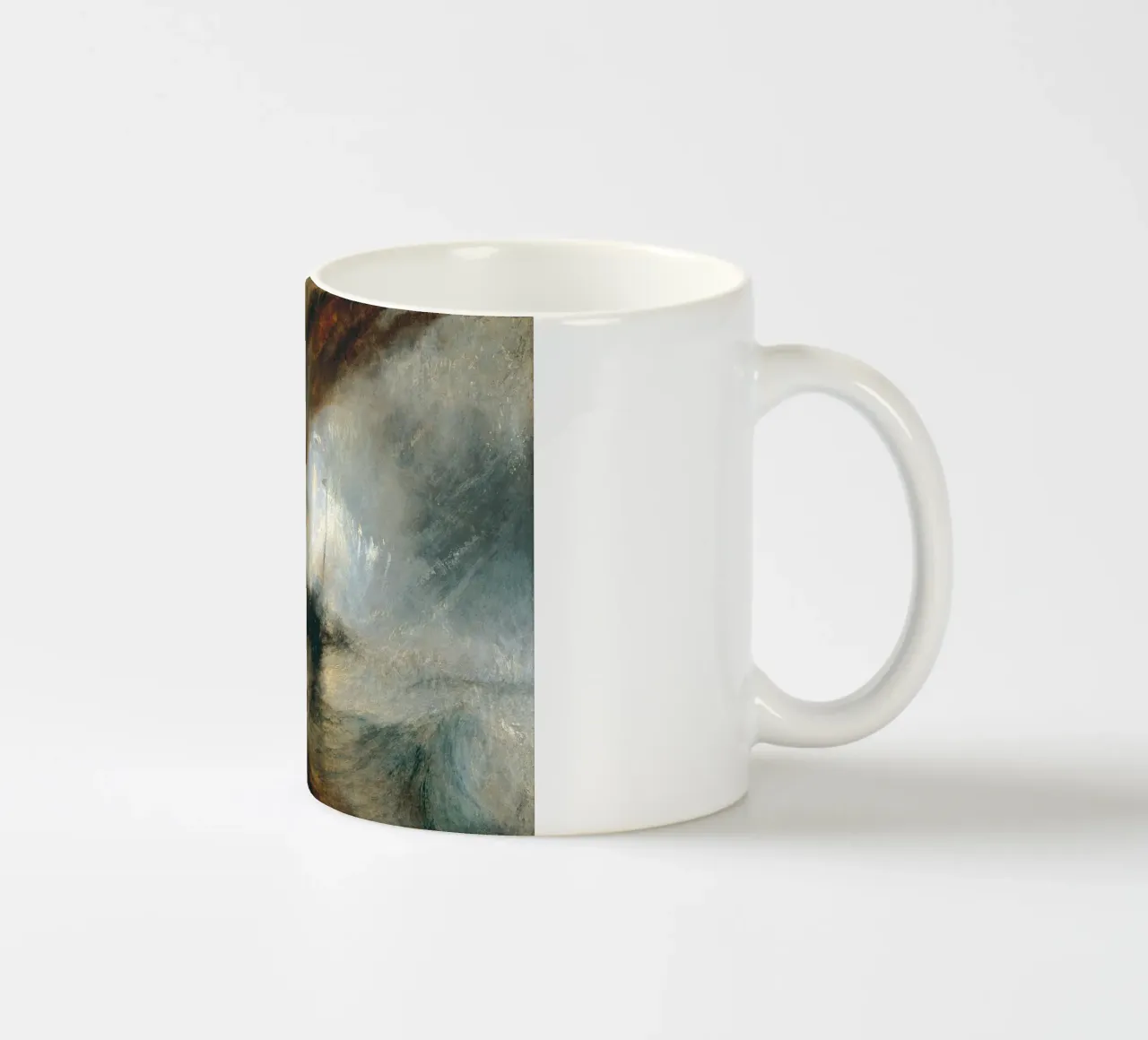 Turner - Tempête de neige, bateau à vapeur au large de l'embouchure d'un port mug en céramique de Timeless Artworks