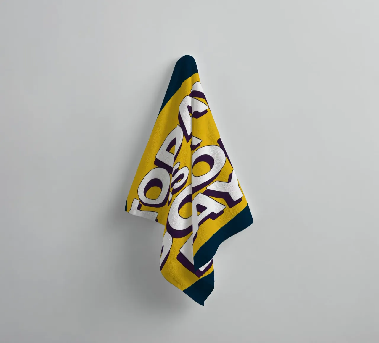 Today Is A Good Day towel by logic