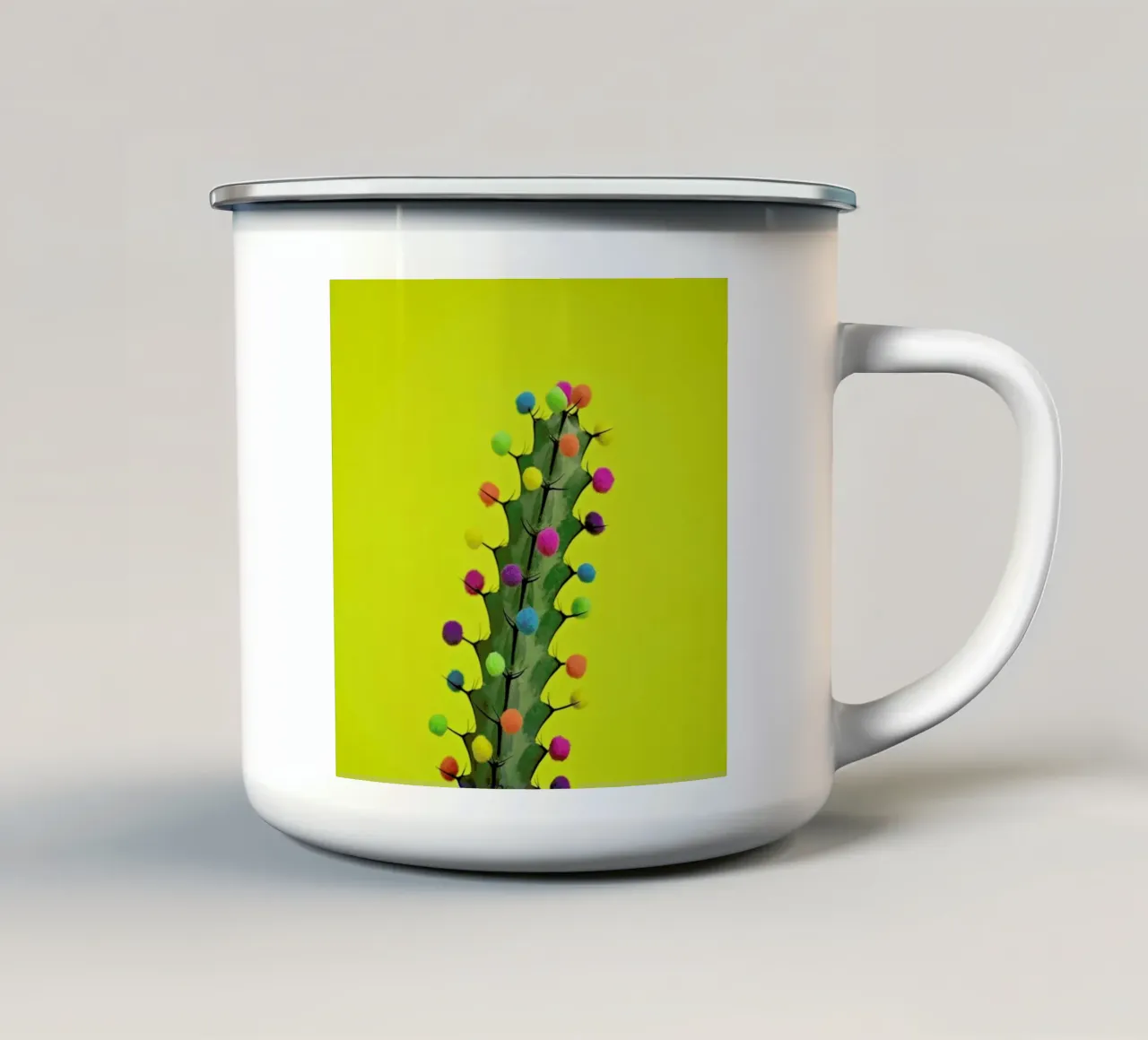 Send in the Clowns Emaille Tasse von Juj Winn