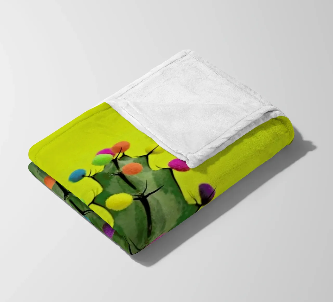 Send in the Clowns fleece blanket by Juj Winn