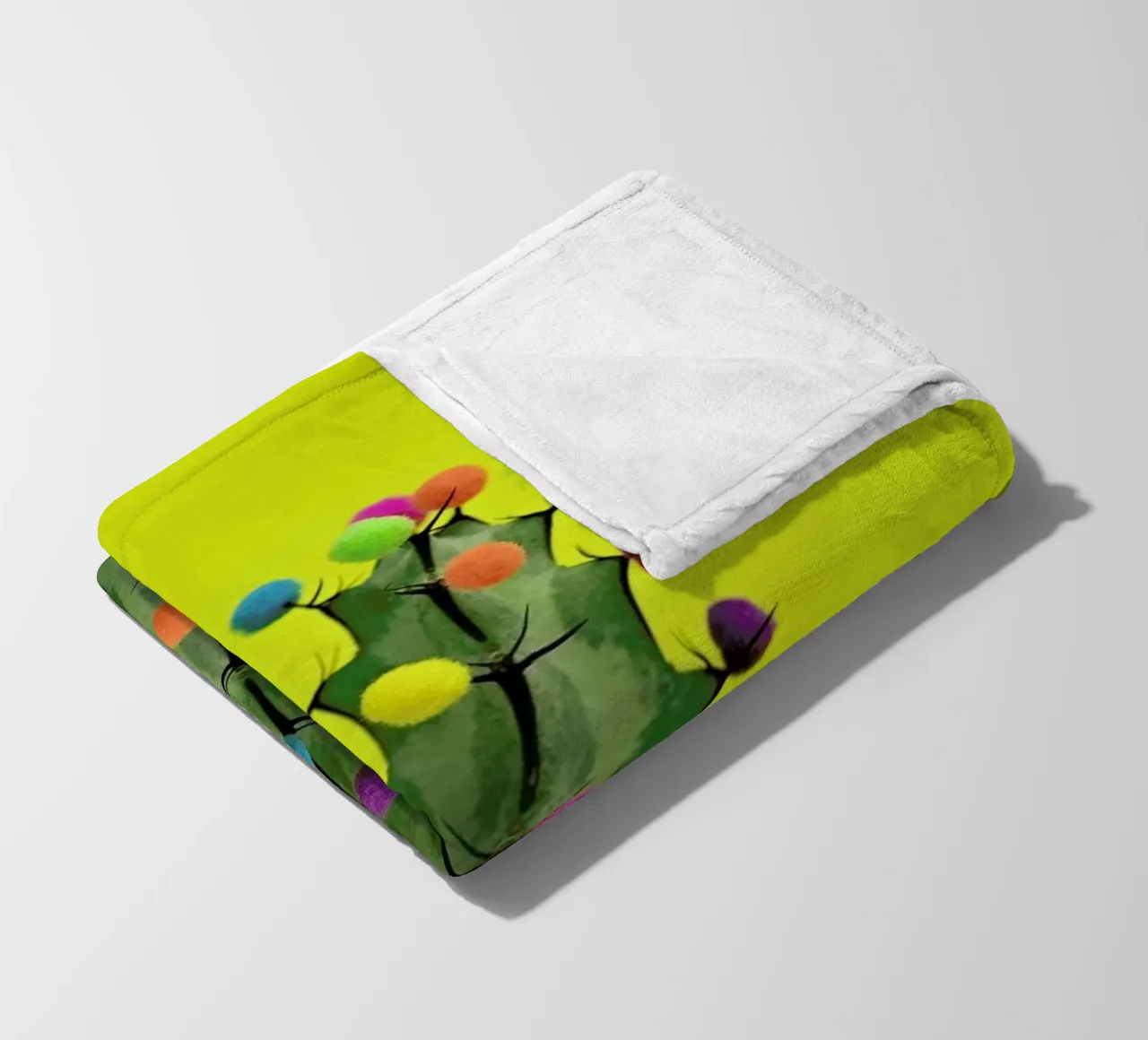 Send in the Clowns fleece blanket by Juj Winn