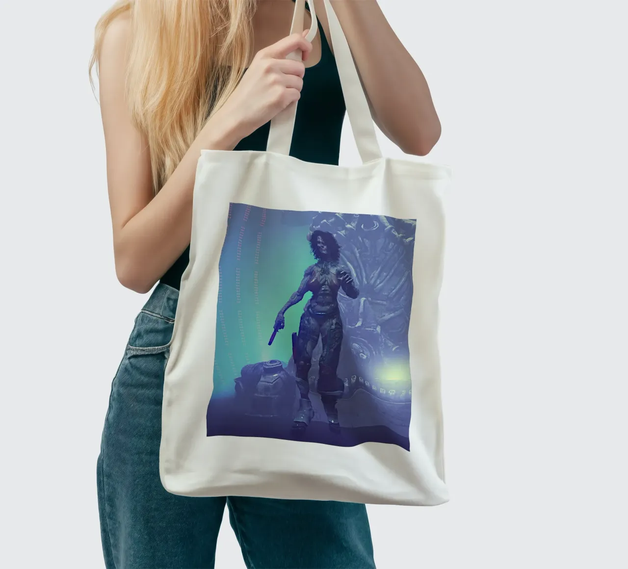 Alien Forever - Nel tempio borsa in juta da the-witcher