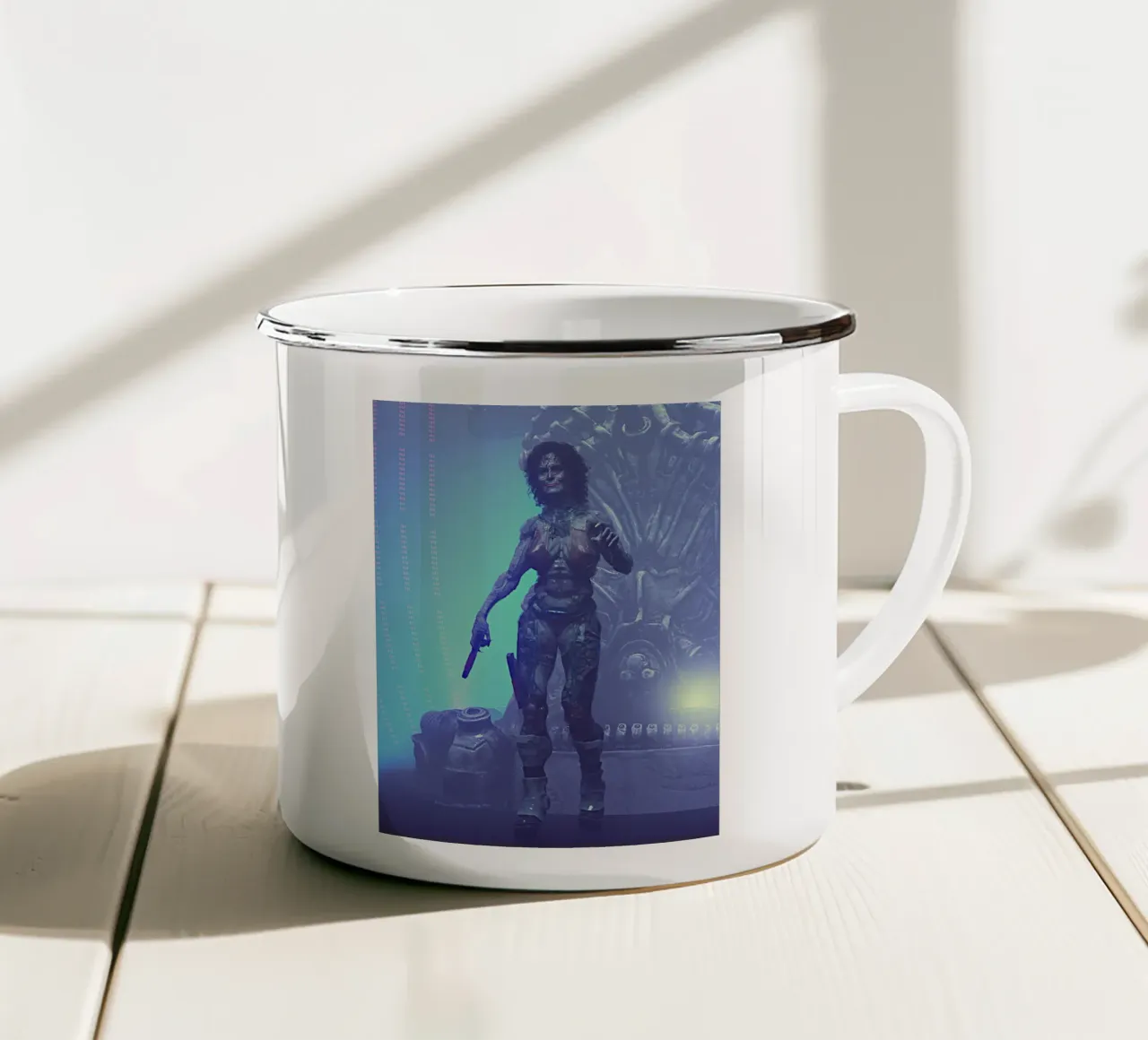 Alien Forever - Nel tempio tazza in smalto da the-witcher