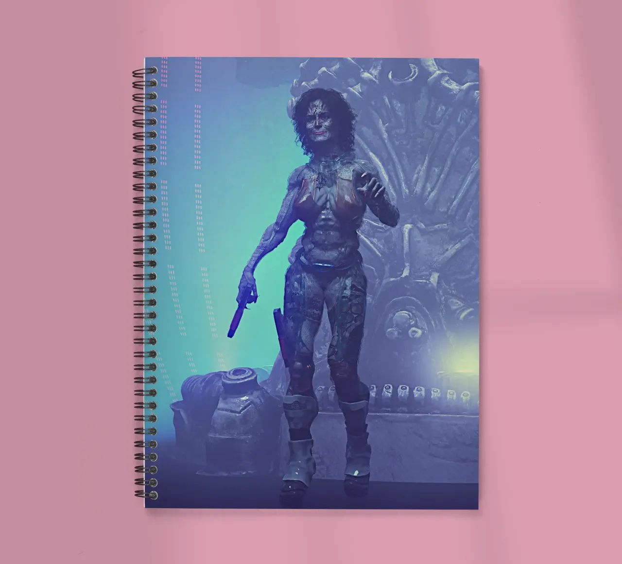 Alien Forever - In The Temple spiral notebook by the-witcher