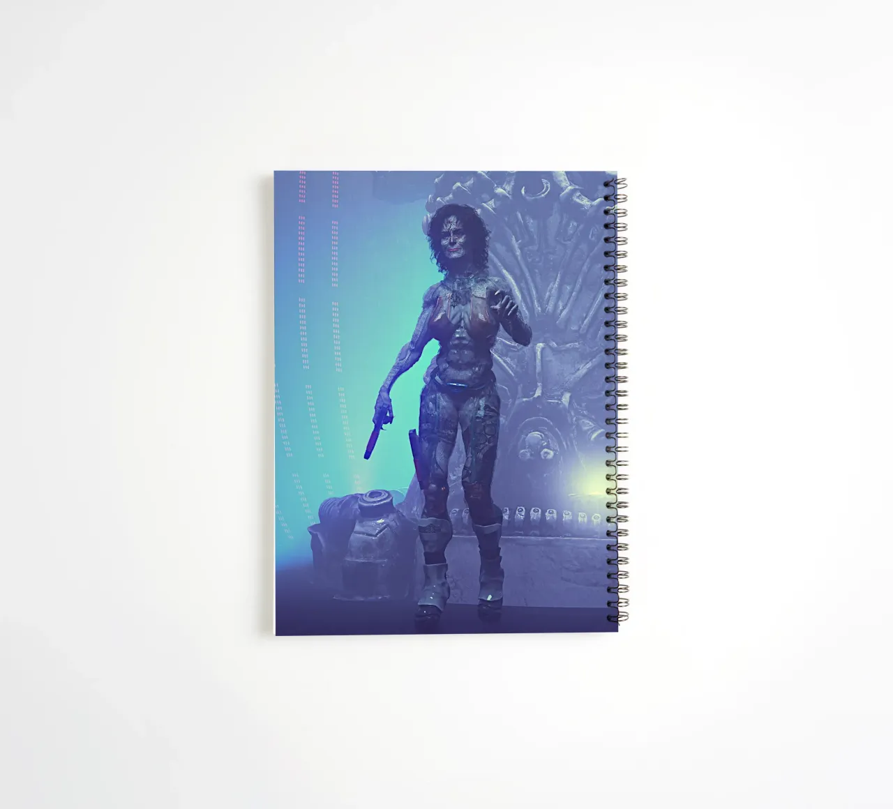 Alien Forever - In The Temple spiral notebook by the-witcher