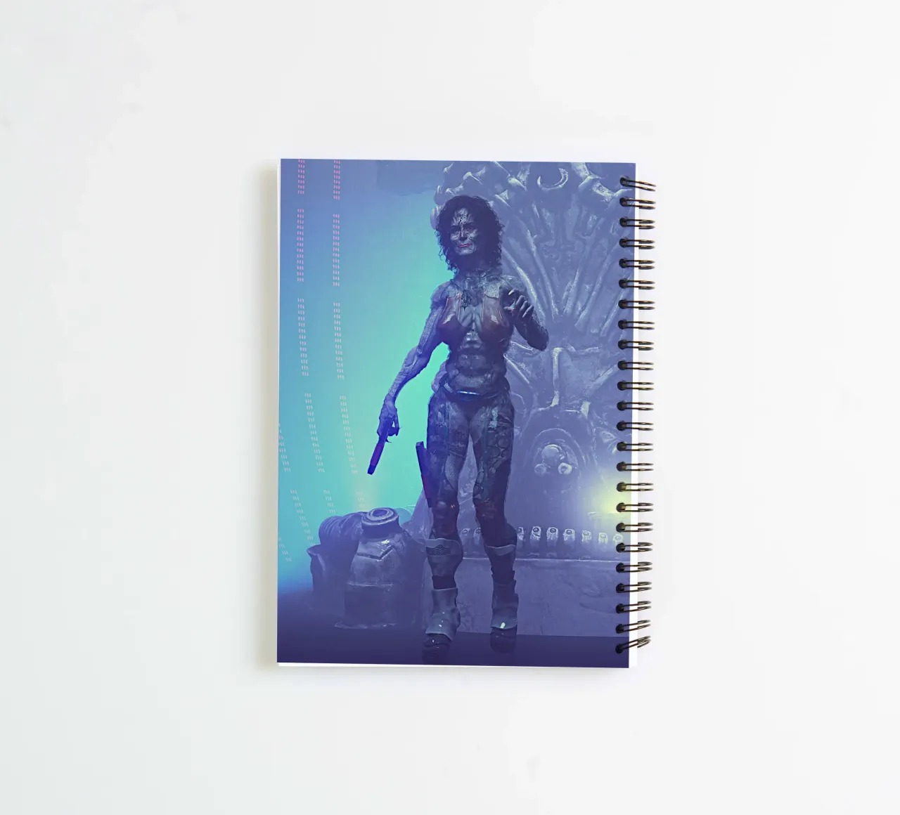 Alien Forever - In The Temple spiral notebook by the-witcher