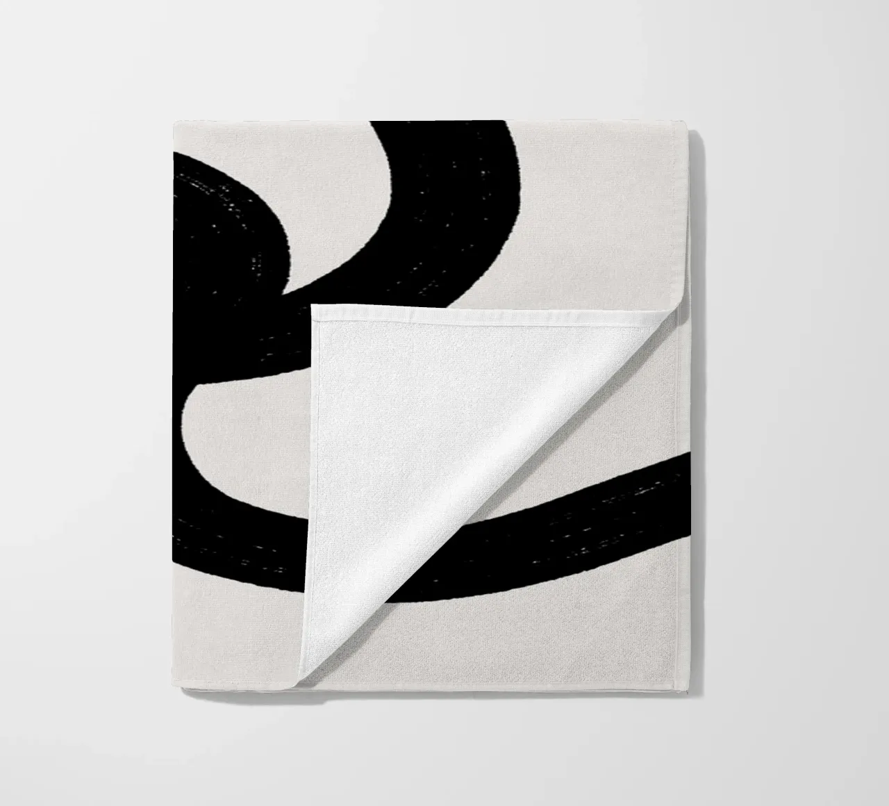 Abstract black lines telo mare da BAINAI