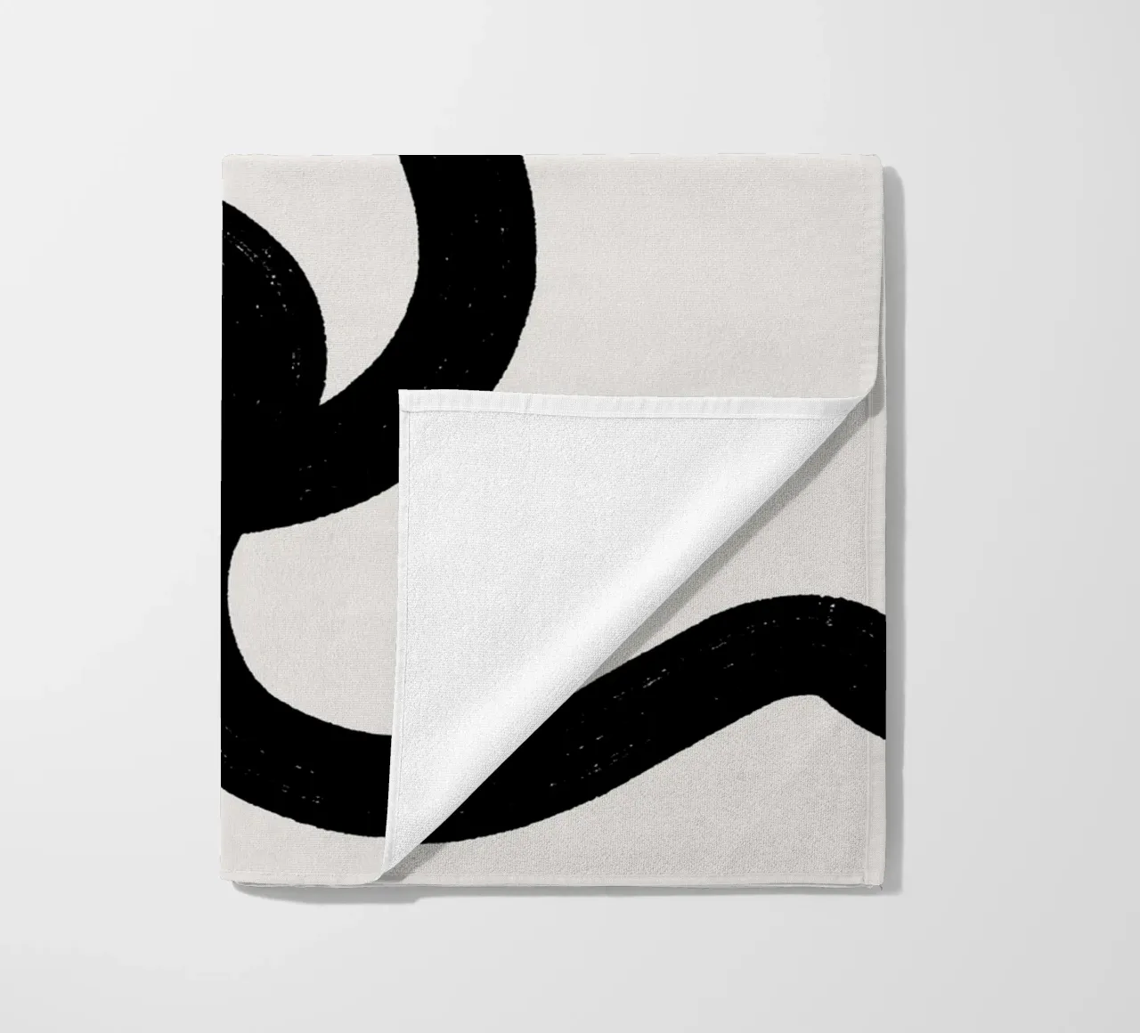 Abstract black lines telo mare da BAINAI