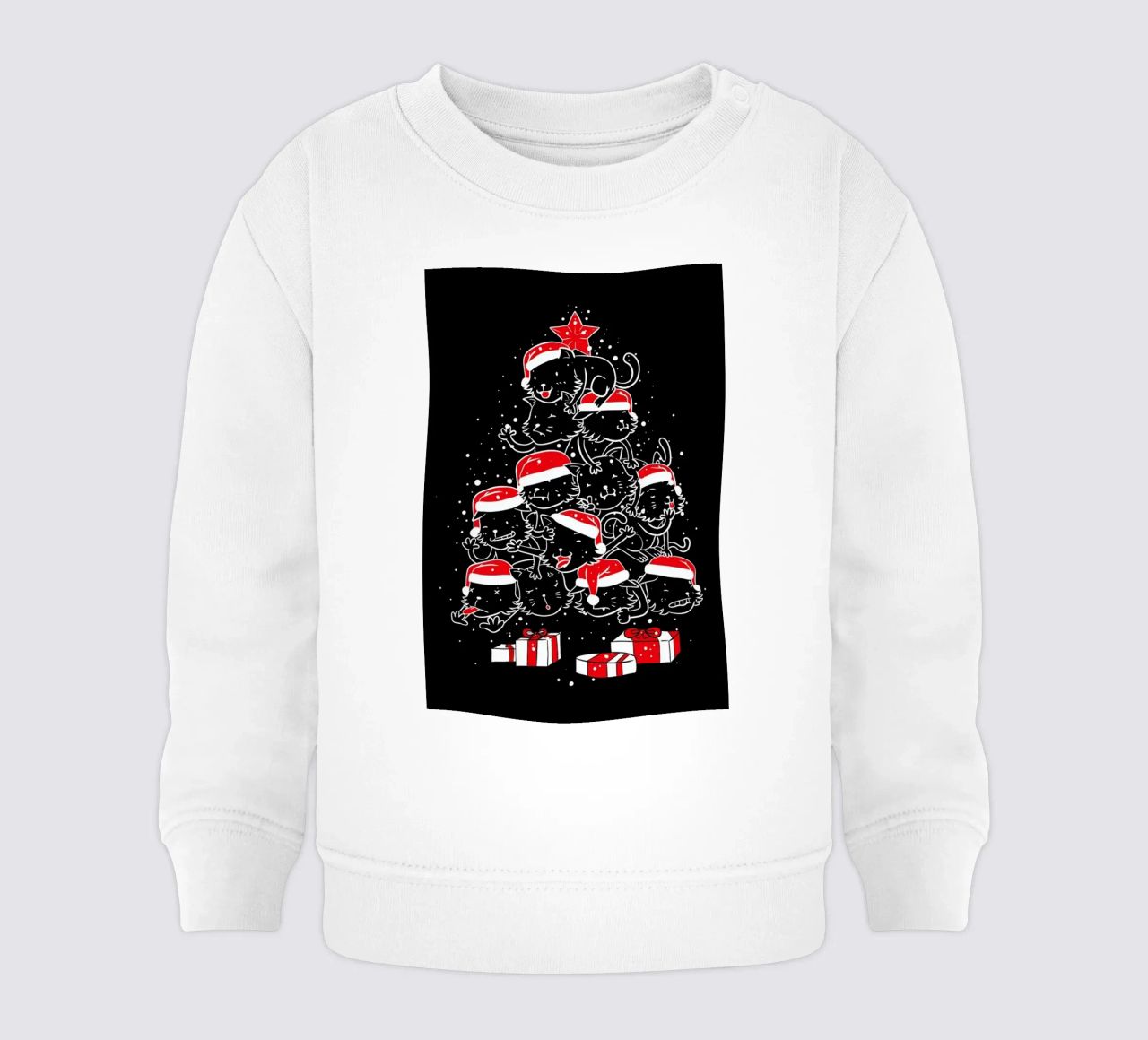 Pile Of Xmas Cats felpa neonato da Tobe Fonseca