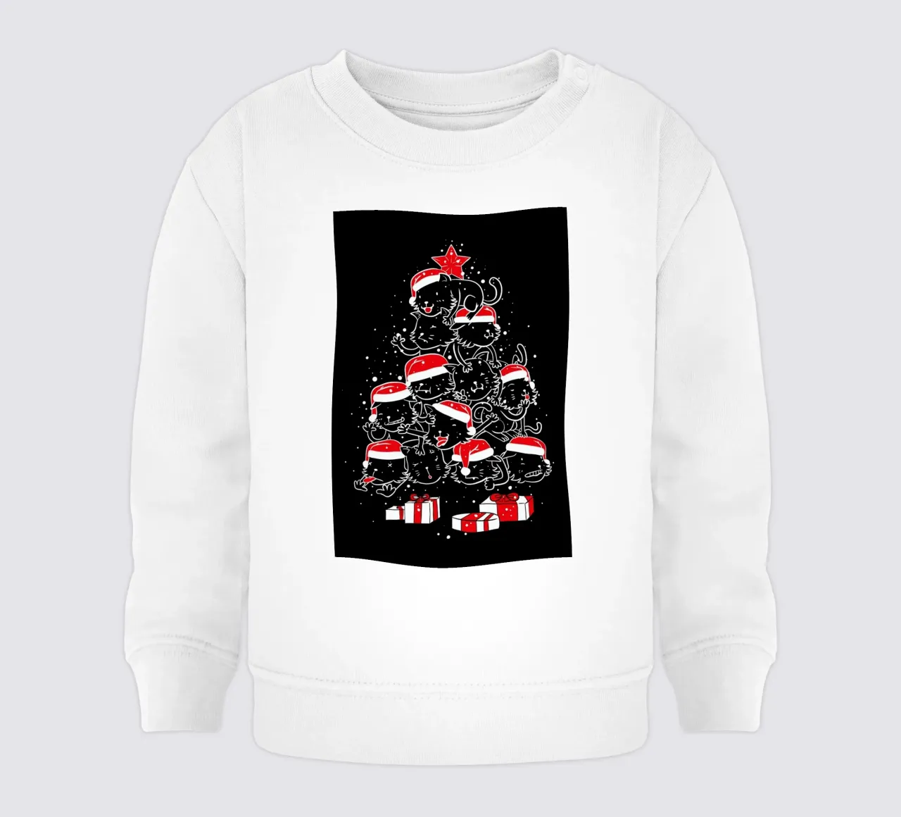 Pile Of Xmas Cats sudadera de bebé de Tobe Fonseca