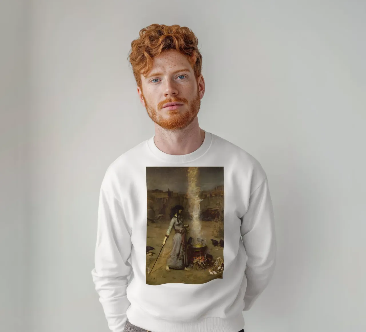 John William Waterhouse - El círculo mágico sudadera de Timeless Artworks