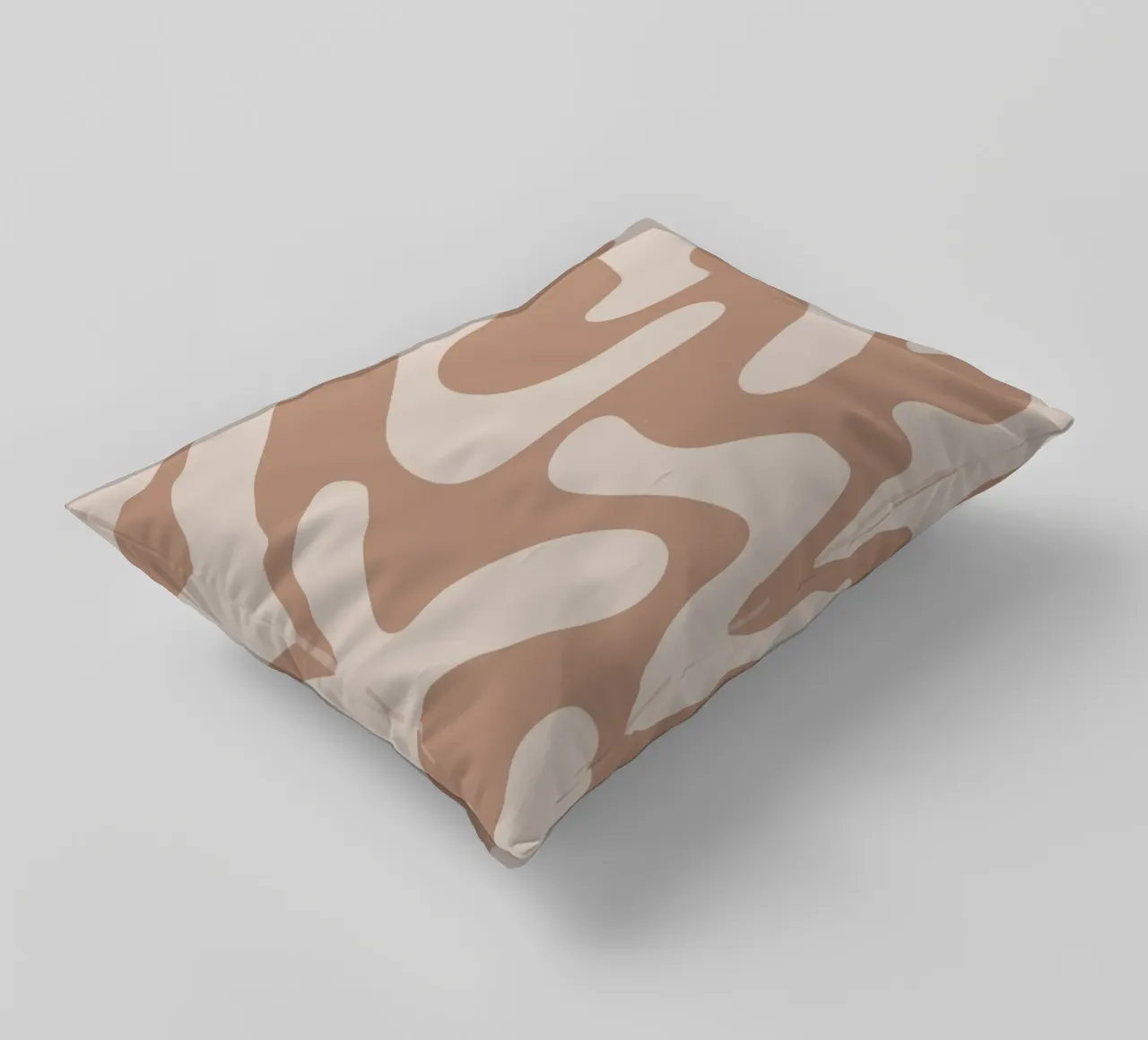 Abstract Mocha Tiger cuscino da BAINAI