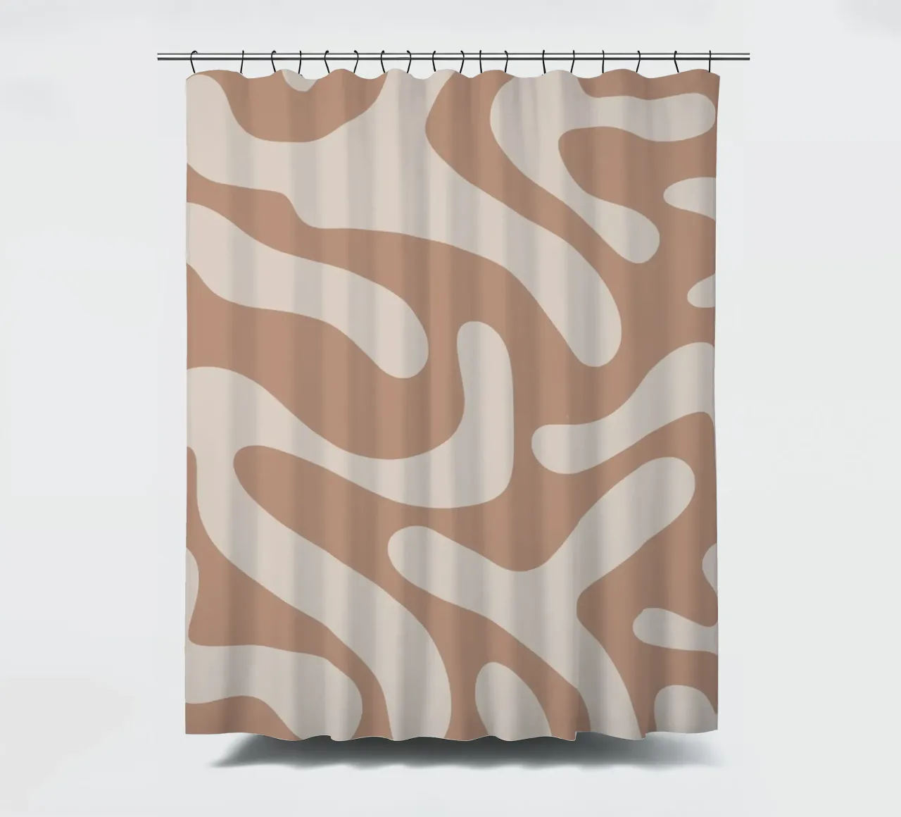 Abstract Mocha Tiger tenda da doccia da BAINAI