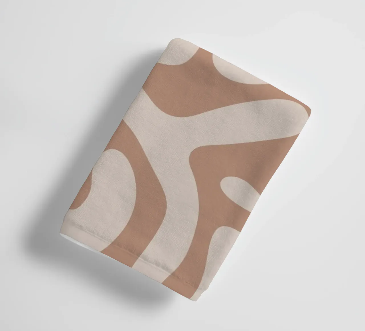 Abstract Mocha Tiger asciugamano da bagno da BAINAI