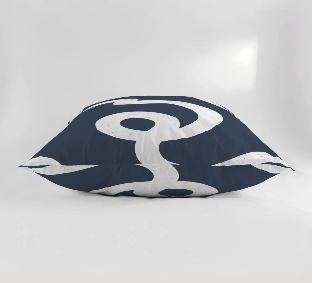 Abstract indigo lines cuscino da BAINAI