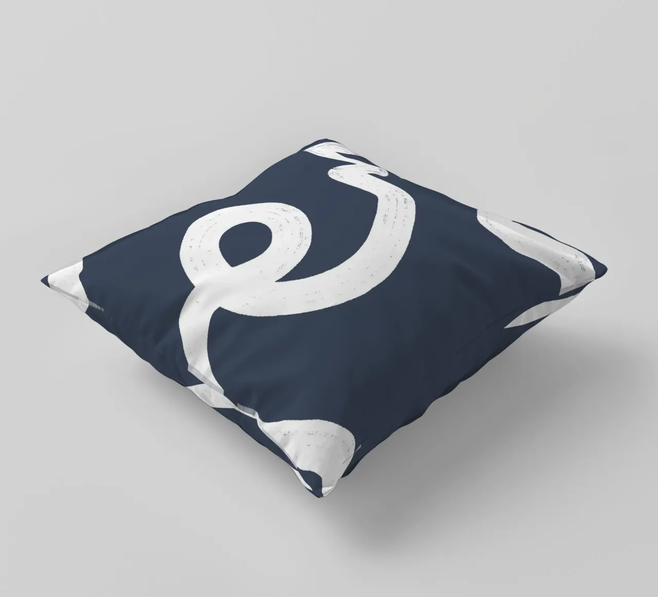 Abstract indigo lines cuscino da BAINAI