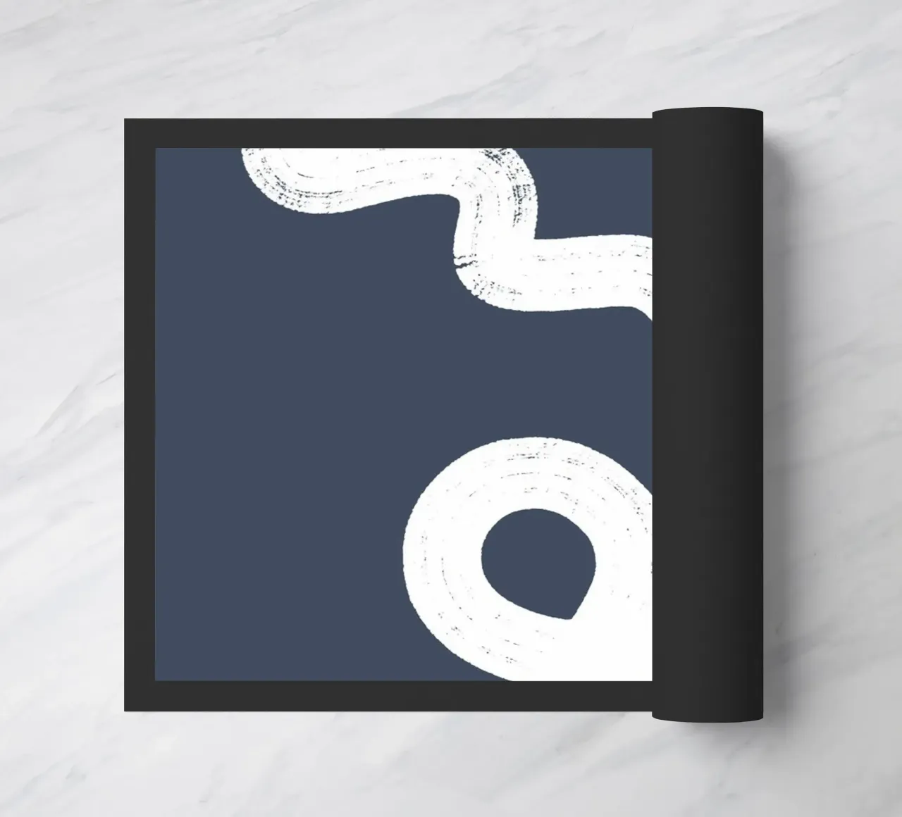 Abstract indigo lines zerbino da BAINAI