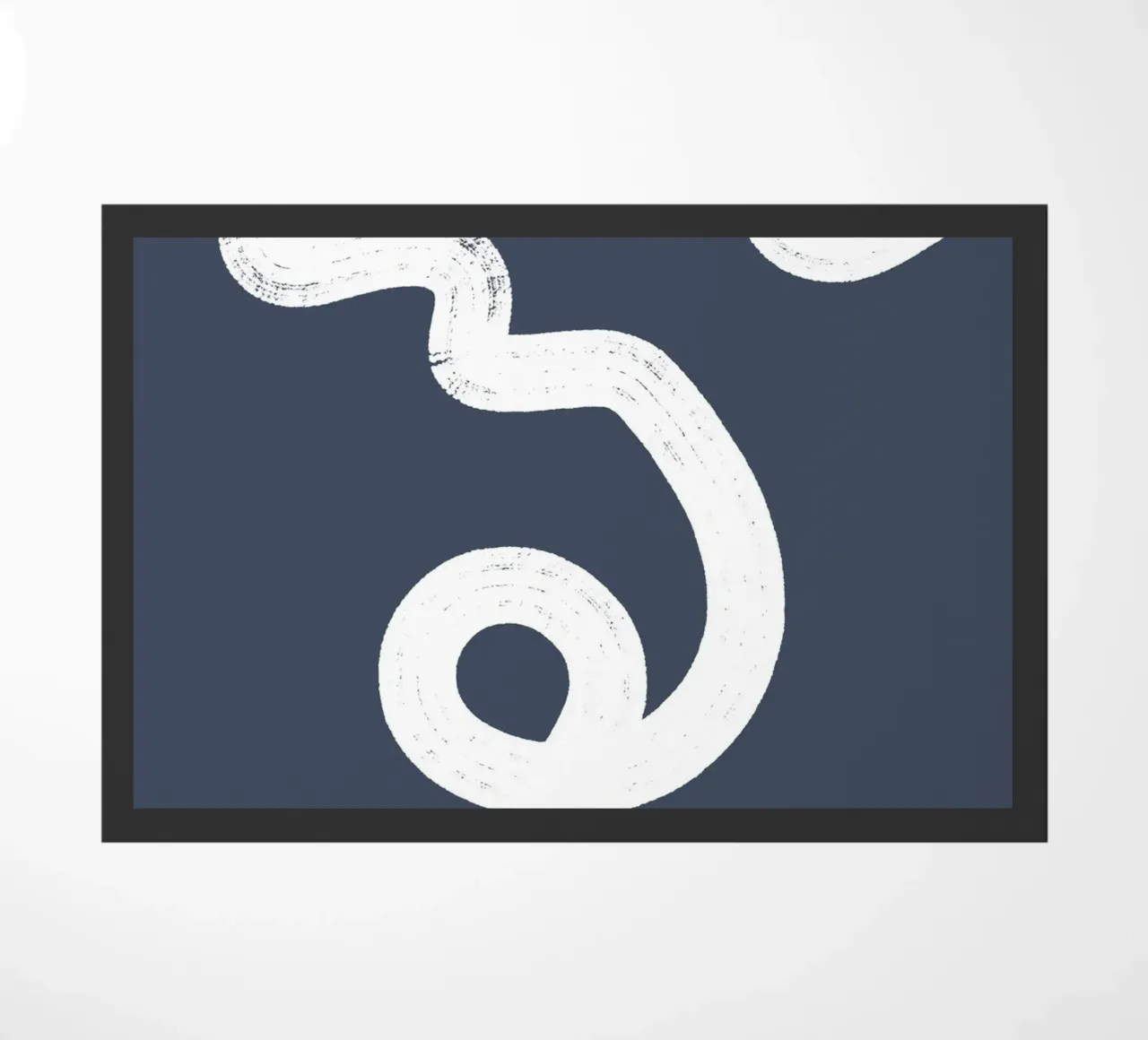 Abstract indigo lines zerbino da BAINAI