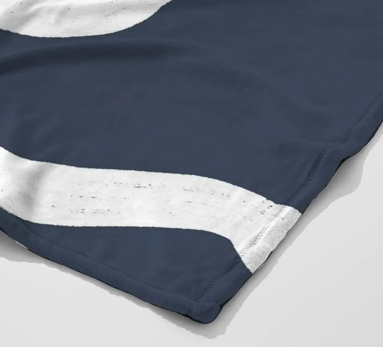 Abstract indigo lines coperta in pile da BAINAI