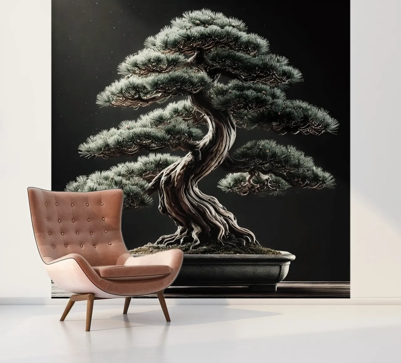 Pine bonsai - a symbol of stability and tranquillity photo wallpaper by scHio